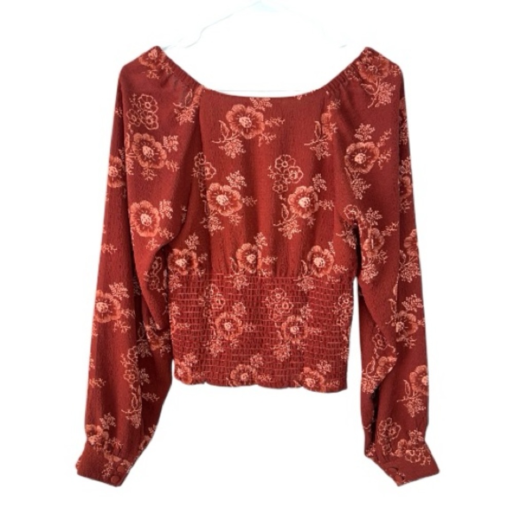 Madewell Preston Puff Sleeve Top in Letterpress Floral Size M - Picture 5 of 8